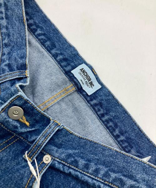 ANCHOR（アンカー）ANCHOR (アンカー) BOLD LOGO WASHED BAGGY JEANS インディゴ サイズ:Mの古着・服飾アイテム