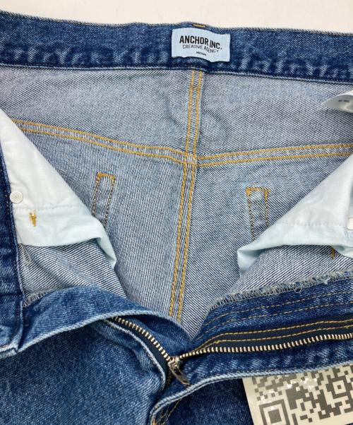 ANCHOR（アンカー）ANCHOR (アンカー) BOLD LOGO WASHED BAGGY JEANS インディゴ サイズ:Mの古着・服飾アイテム