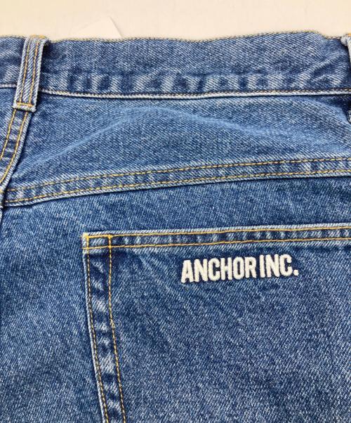 ANCHOR（アンカー）ANCHOR (アンカー) BOLD LOGO WASHED BAGGY JEANS インディゴ サイズ:Mの古着・服飾アイテム