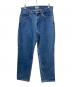 ANCHOR（アンカー）の古着「BOLD LOGO WASHED BAGGY JEANS」｜インディゴ