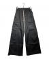 RICK OWENS（リックオウエンス）の古着「カーゴベラロングパンツ/Cargo Flared Long Pants」｜ブラック