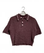 OUR LEGACYアワーレガシー）の古着「TRADITIONAL POLO/トラディショナル・ポロ」｜ボルドー