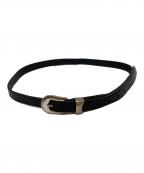 OUR LEGACYアワーレガシー）の古着「2 CM BELT」｜ブラック