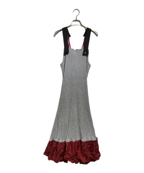TOGA PULLA（トーガ プルラ）TOGA PULLA (トーガ プルラ) メランジノースリーブワンピース/Melange Sleeveless Dressメランジノースリーブワンピース/Melange Sleeveless Dress グレー サイズ:36の古着・服飾アイテム