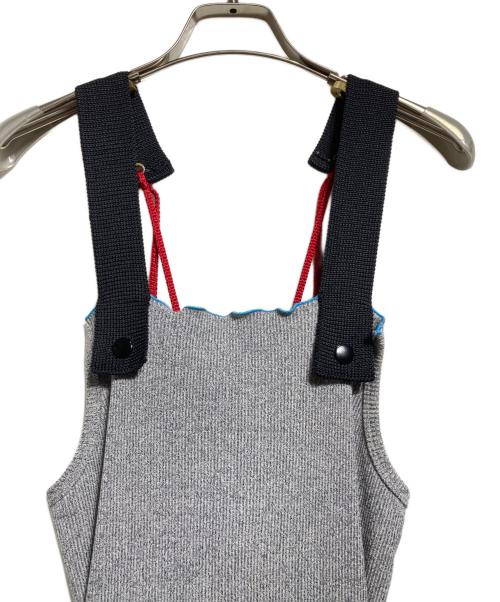 TOGA PULLA（トーガ プルラ）TOGA PULLA (トーガ プルラ) メランジノースリーブワンピース/Melange Sleeveless Dressメランジノースリーブワンピース/Melange Sleeveless Dress グレー サイズ:36の古着・服飾アイテム