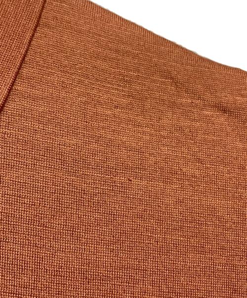 KAGURE（カグレ）kagure (カグレ) ウォッシャブルウールカットシャツ オレンジ サイズ:FREEの古着・服飾アイテム