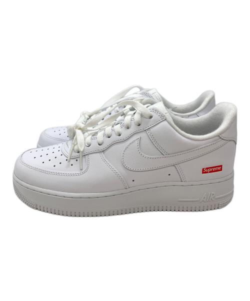 NIKE（ナイキ）NIKE (ナイキ) Supreme (シュプリーム) AIR FORCE 1 LOW/SUPREME ホワイト サイズ:27.5の古着・服飾アイテム