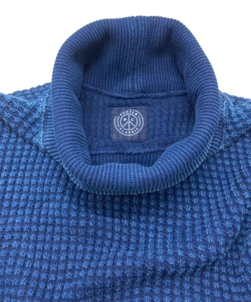 Porter Classic（ポータークラシック）Porter Classic (ポータークラシック) フレンチサーマルニット インディゴ サイズ:Lの古着・服飾アイテム