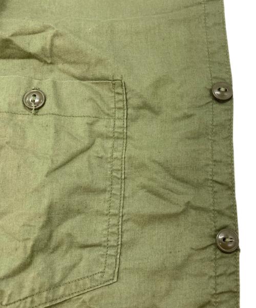 U'S NAVY（ユーエスネイビー）U'S NAVY (ユーエスネイビー) 40'S~ N-3トロピカルポプリンシャツ カーキ サイズ:14 1/2の古着・服飾アイテム