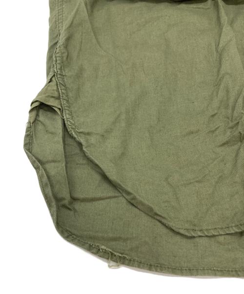 U'S NAVY（ユーエスネイビー）U'S NAVY (ユーエスネイビー) 40'S~ N-3トロピカルポプリンシャツ カーキ サイズ:14 1/2の古着・服飾アイテム