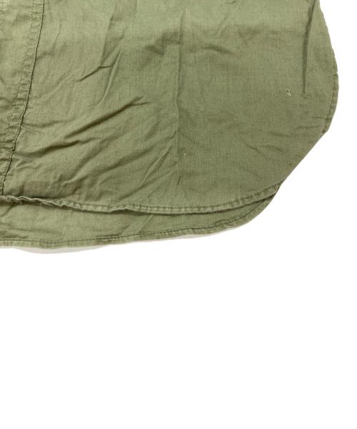U'S NAVY（ユーエスネイビー）U'S NAVY (ユーエスネイビー) 40'S~ N-3トロピカルポプリンシャツ カーキ サイズ:14 1/2の古着・服飾アイテム