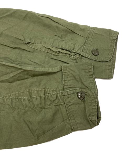 U'S NAVY（ユーエスネイビー）U'S NAVY (ユーエスネイビー) 40'S~ N-3トロピカルポプリンシャツ カーキ サイズ:14 1/2の古着・服飾アイテム