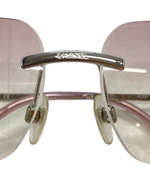 CHANEL（シャネル）CHANEL (シャネル) サングラス/Sunglasses ピンク サイズ:62-15の古着・服飾アイテム