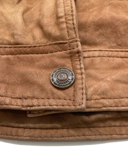 G-Ⅲ（ジースリー）G-Ⅲ (ジースリー) レザーコート ブラウン サイズ:SIZE 18/20の古着・服飾アイテム