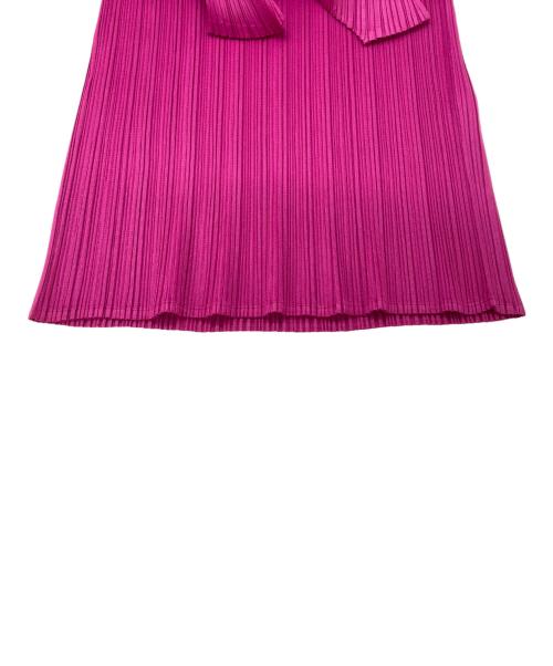 PLEATS PLEASE（プリーツプリーズ）PLEATS PLEASE (プリーツプリーズ) ノースリーブプリーツカットソー パープル サイズ:4の古着・服飾アイテム