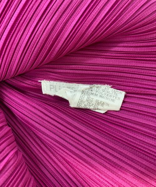 PLEATS PLEASE（プリーツプリーズ）PLEATS PLEASE (プリーツプリーズ) ノースリーブプリーツカットソー パープル サイズ:4の古着・服飾アイテム