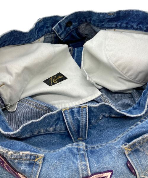 Needles（ニードルズ）Needles (ニードルズ) ASSORTED PATCHES STRAIGHT JEAN/アソートパッチ ストレートジーンズ インディゴ サイズ:Lの古着・服飾アイテム