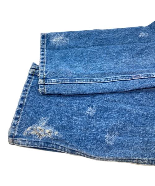 Needles（ニードルズ）Needles (ニードルズ) ASSORTED PATCHES STRAIGHT JEAN/アソートパッチ ストレートジーンズ インディゴ サイズ:Lの古着・服飾アイテム