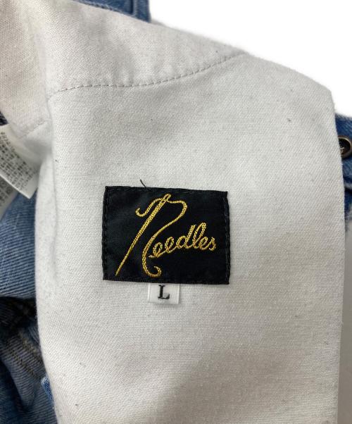 Needles（ニードルズ）Needles (ニードルズ) ASSORTED PATCHES STRAIGHT JEAN/アソートパッチ ストレートジーンズ インディゴ サイズ:Lの古着・服飾アイテム