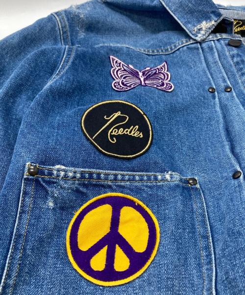 Needles（ニードルズ）Needles (ニードルズ) Assorted Patches Jean Jacket インディゴ サイズ:Mの古着・服飾アイテム