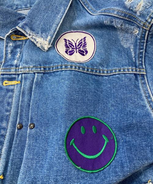 Needles（ニードルズ）Needles (ニードルズ) Assorted Patches Jean Jacket インディゴ サイズ:Mの古着・服飾アイテム