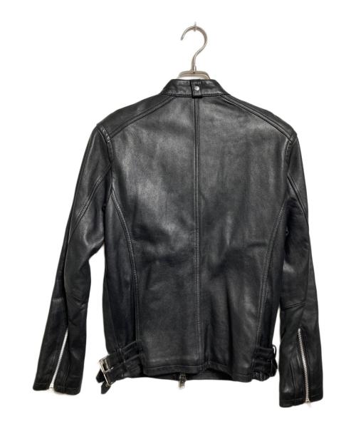 JACKROSE（ジャックローズ）JACKROSE (ジャックローズ) シングルライダースジャケット/Single-breasted biker jacket ブラック サイズ:3の古着・服飾アイテム