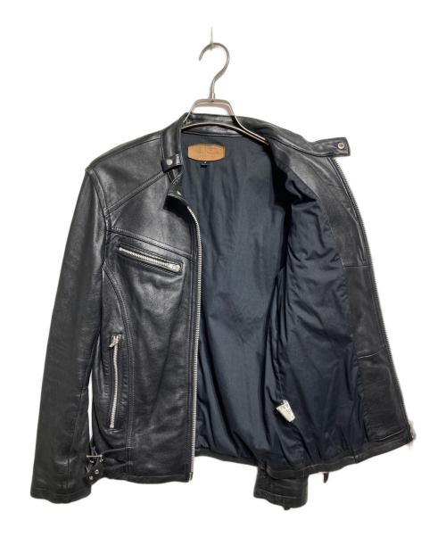 JACKROSE（ジャックローズ）JACKROSE (ジャックローズ) シングルライダースジャケット/Single-breasted biker jacket ブラック サイズ:3の古着・服飾アイテム