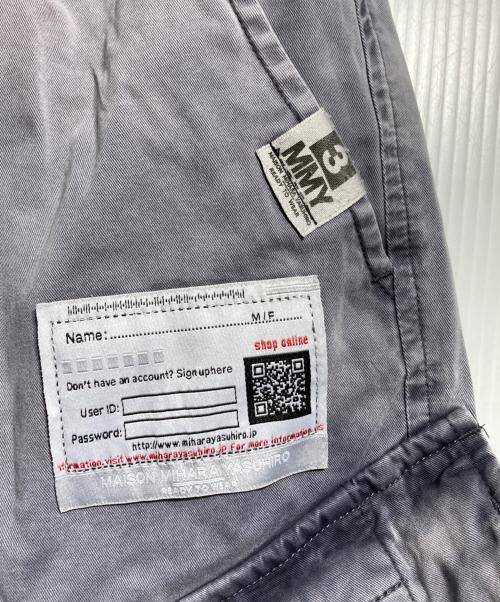 Maison MIHARA YASUHIRO（メゾン ミハラ ヤスヒロ）Maison MIHARA YASUHIRO (メゾン ミハラ ヤスヒロ) RC TWILL CARGO SHORTS ネイビー サイズ:Ｍの古着・服飾アイテム