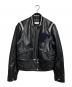 GOLDEN GOOSE（ゴールデングース）の古着「カウレザースタジャン」｜ブラック