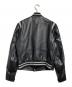 GOLDEN GOOSE (ゴールデングース) カウレザースタジャン ブラック サイズ:Ｓ：30000円