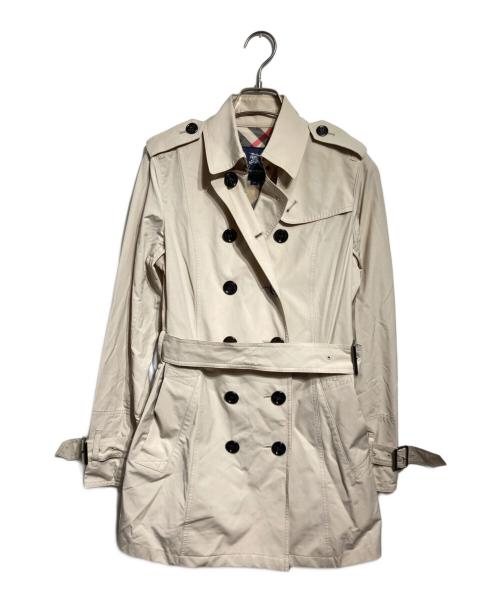 BURBERRY LONDON（バーバリーロンドン）BURBERRY LONDON (バーバリーロンドン) ハーフトレンチコート/ Mid-length trench coat ベージュ サイズ:38の古着・服飾アイテム