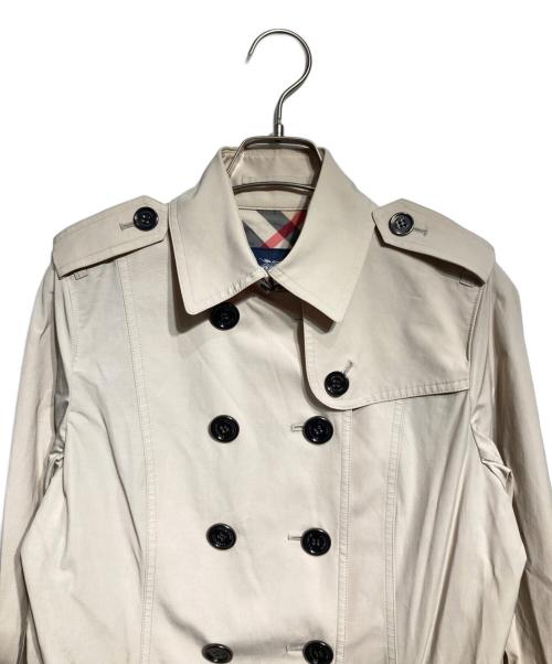 BURBERRY LONDON（バーバリーロンドン）BURBERRY LONDON (バーバリーロンドン) ハーフトレンチコート/ Mid-length trench coat ベージュ サイズ:38の古着・服飾アイテム