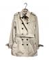 BURBERRY LONDON（バーバリーロンドン）の古着「ハーフトレンチコート/ Mid-length trench coat」｜ベージュ