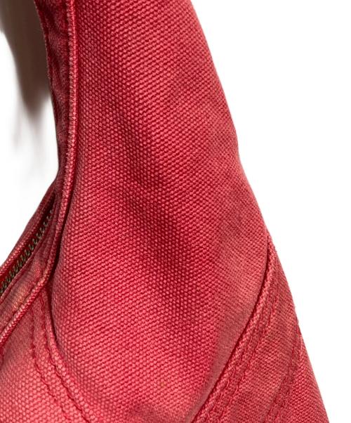 DIESEL（ディーゼル）DIESEL (ディーゼル) ハーフムーンワンショルダーバッグ レッドの古着・服飾アイテム