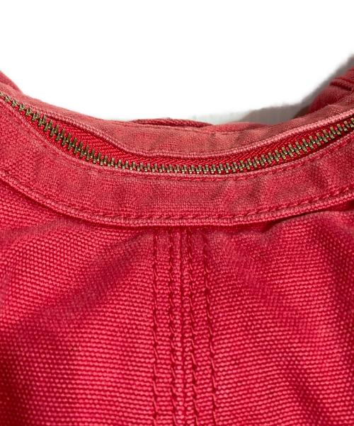 DIESEL（ディーゼル）DIESEL (ディーゼル) ハーフムーンワンショルダーバッグ レッドの古着・服飾アイテム