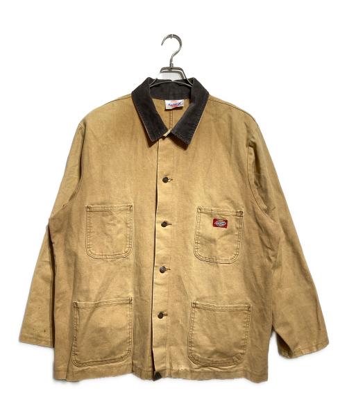 Dickies（ディッキーズ）Dickies (ディッキーズ) 90sカバーオール ブラウン サイズ:ＸＬの古着・服飾アイテム