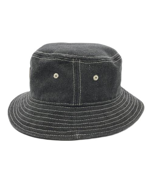 stussy（ステューシー）stussy (ステューシー) Canvas Workgear Bucket Hat グレーの古着・服飾アイテム