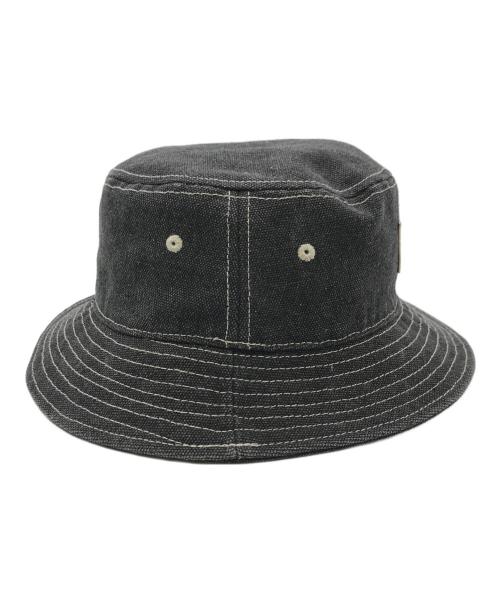 stussy（ステューシー）stussy (ステューシー) Canvas Workgear Bucket Hat グレーの古着・服飾アイテム