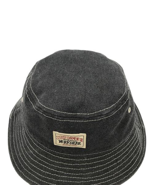 stussy（ステューシー）stussy (ステューシー) Canvas Workgear Bucket Hat グレーの古着・服飾アイテム