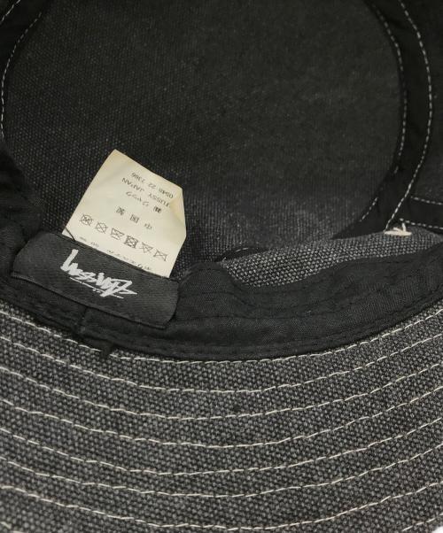 stussy（ステューシー）stussy (ステューシー) Canvas Workgear Bucket Hat グレーの古着・服飾アイテム