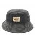 中古・古着 stussy (ステューシー) Canvas Workgear Bucket Hat グレー：7000円