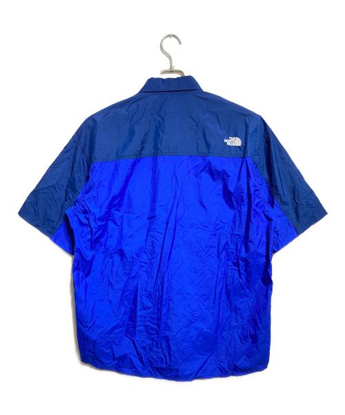 THE NORTH FACE（ザ ノース フェイス）THE NORTH FACE (ザ ノース フェイス) ショートスリーブヌプシシャツ/Short-Sleeve Nuptse Shirt ブルー サイズ:XLの古着・服飾アイテム