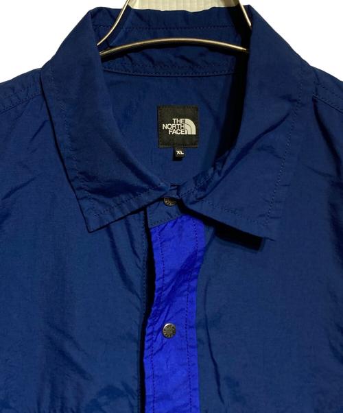THE NORTH FACE（ザ ノース フェイス）THE NORTH FACE (ザ ノース フェイス) ショートスリーブヌプシシャツ/Short-Sleeve Nuptse Shirt ブルー サイズ:XLの古着・服飾アイテム