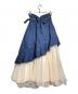 Belle vintage (ベル ヴィンテージ) デニムドッキングュールスカート/Denim-paneled tulle skirt アイボリー×インディゴ サイズ:F：9000円