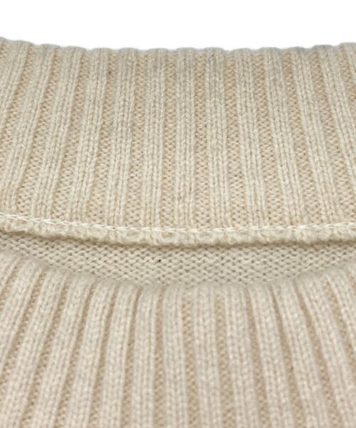 sacai（サカイ）sacai (サカイ) トレンチハイブリッドニット/Trench-style hybrid knit top アイボリー×ブラウン サイズ:1の古着・服飾アイテム