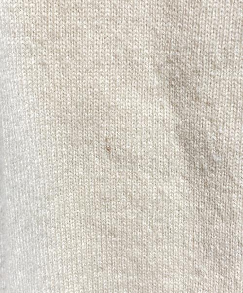 sacai（サカイ）sacai (サカイ) トレンチハイブリッドニット/Trench-style hybrid knit top アイボリー×ブラウン サイズ:1の古着・服飾アイテム