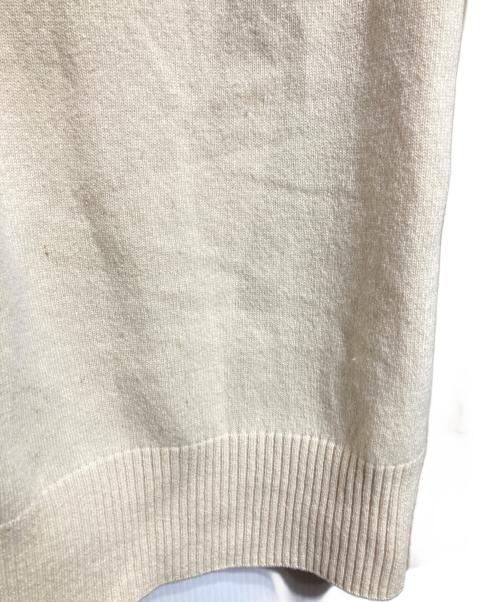 sacai（サカイ）sacai (サカイ) トレンチハイブリッドニット/Trench-style hybrid knit top アイボリー×ブラウン サイズ:1の古着・服飾アイテム