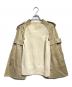 sacai（サカイ）の古着「トレンチハイブリッドニット/Trench-style hybrid knit top」｜アイボリー×ブラウン