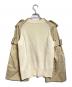 sacai (サカイ) トレンチハイブリッドニット/Trench-style hybrid knit top アイボリー×ブラウン サイズ:1：18000円