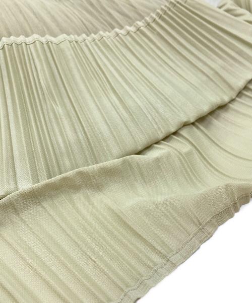 PLEATS PLEASE（プリーツプリーズ）PLEATS PLEASE (プリーツプリーズ) プリーツロングスカート/Long pleated skirt グリーン サイズ:4の古着・服飾アイテム